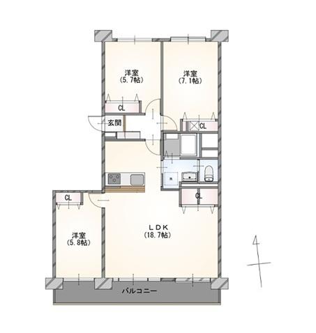 県ドリームハイツ19号棟