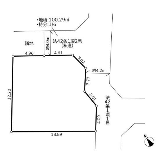 藤沢市鵠沼松が岡4丁目の売土地