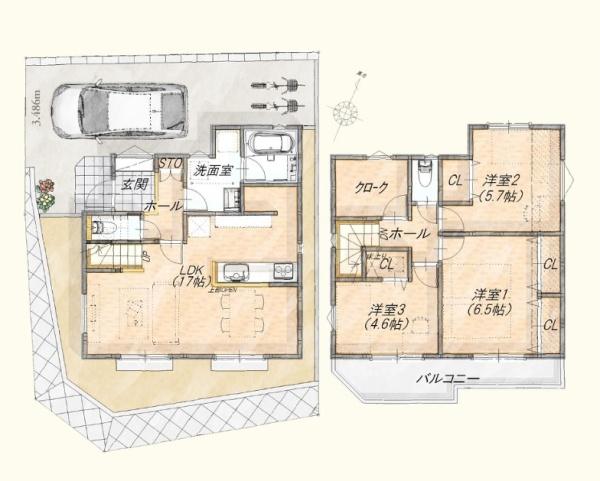 横浜市緑区北八朔町の新築一戸建