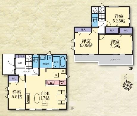 平塚市纒４丁目の新築一戸建