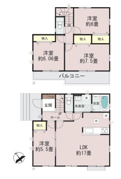 大和市福田の新築一戸建