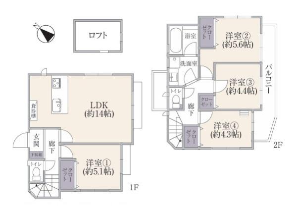 横浜市旭区川井本町の中古一戸建