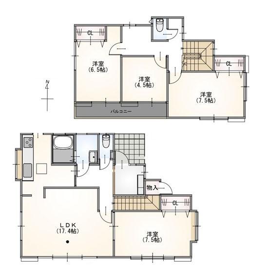 海老名市上今泉５丁目の中古一戸建