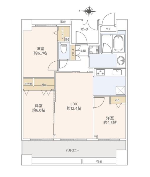 クレッセント溝の口３