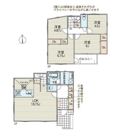 横浜市港北区篠原東1丁目の新築一戸建
