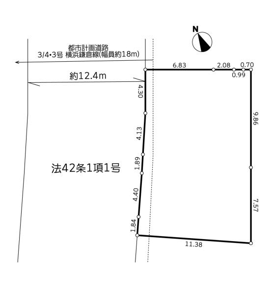 鎌倉市岩瀬の売土地