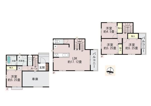 横浜市西区東久保町の新築一戸建