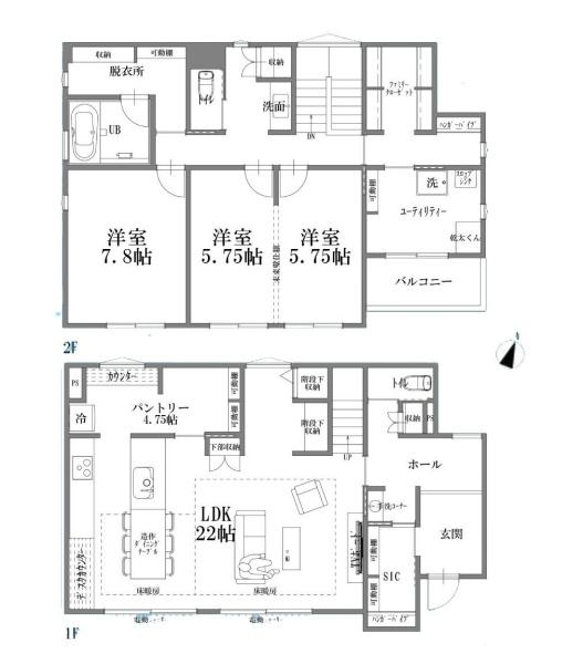 町田市木曽西1丁目の中古一戸建