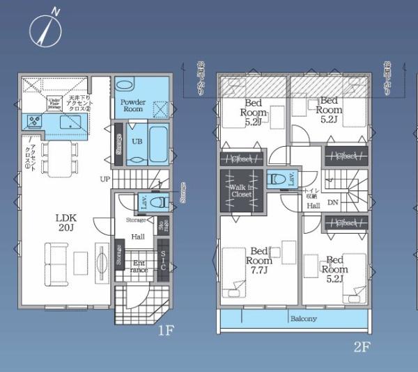 大和市西鶴間4丁目の新築一戸建