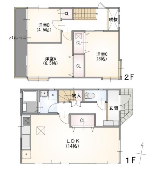 大和市西鶴間８丁目の中古一戸建