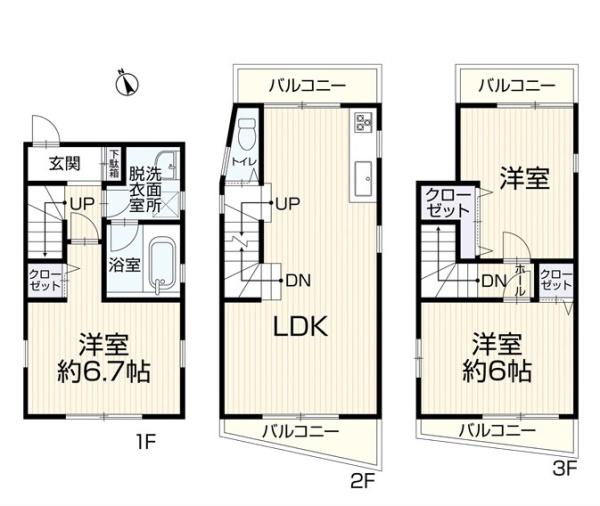 横浜市港南区上永谷1丁目の中古一戸建