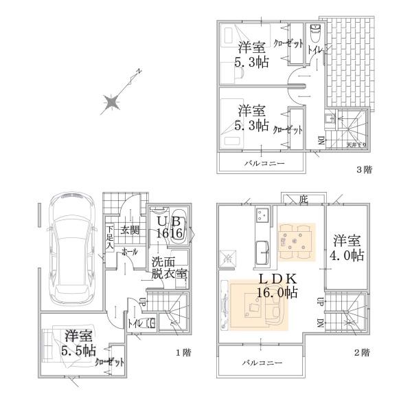 横浜市港南区港南１丁目の新築一戸建