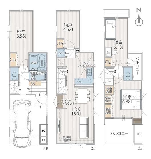 大和市林間２丁目の新築一戸建