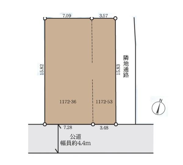 横浜市青葉区市ケ尾町の売土地