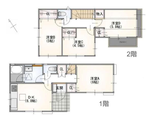 横浜市港北区新吉田町の中古一戸建