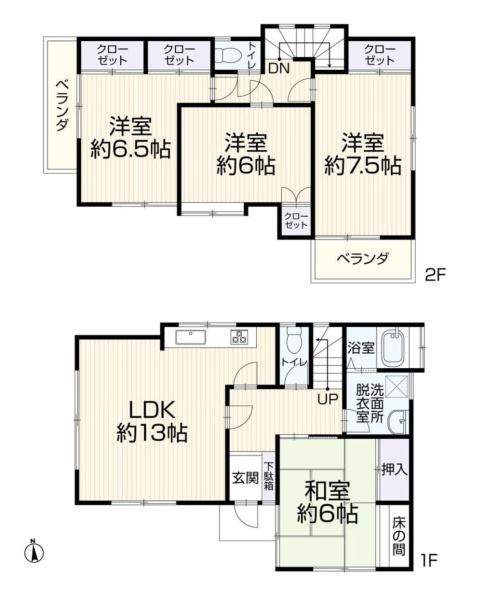 横浜市港北区富士塚１丁目の中古一戸建