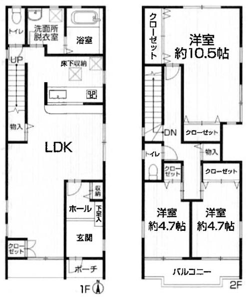豊明市新田町子持松前の中古一戸建