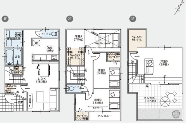 知多郡東浦町大字石浜字三本松の新築一戸建