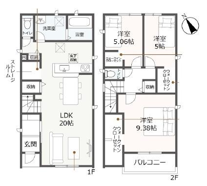 豊明市大久伝町中の新築一戸建