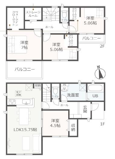 知多郡東浦町大字石浜字須賀の新築一戸建