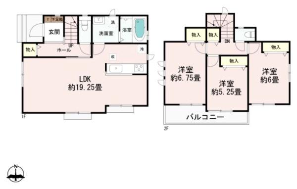 新築戸建て　２号棟