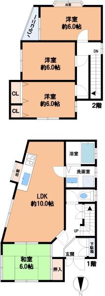 君影町6丁目　中古戸建