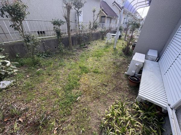神戸市北区小倉台4丁目の中古一戸建て(庭)