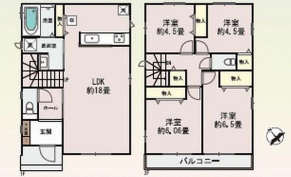新築戸建て　１号棟