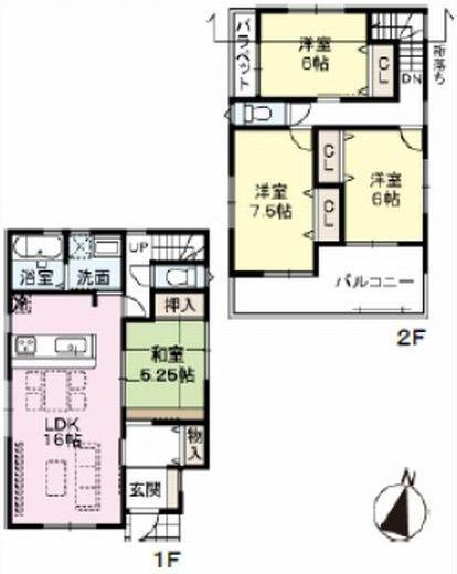 新築戸建て　２号棟