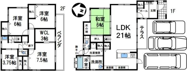 神戸市北区大原２丁目の中古一戸建て