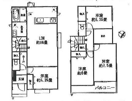 新築戸建て A号棟