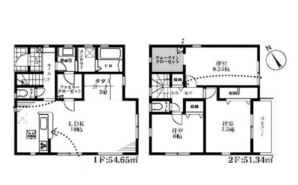 新築戸建て　２期６号棟