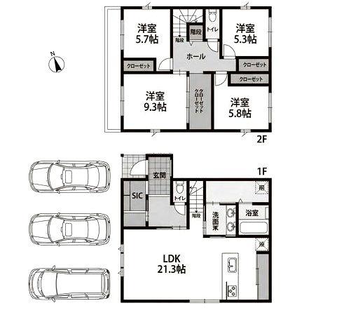 新築戸建て　２号地