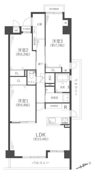 ろうきん鈴蘭台東コーポ