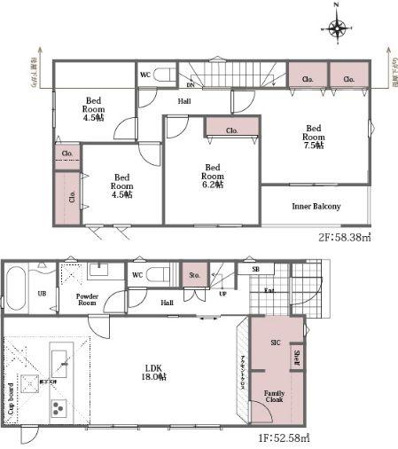 新築戸建て　２号棟