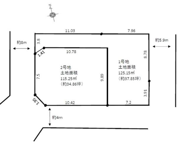 建築条件なし土地　１号地