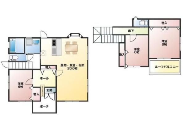 神戸市北区唐櫃六甲台の中古一戸建て