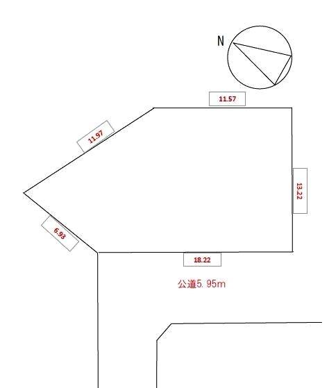 建築条件なし土地　Ａ号地