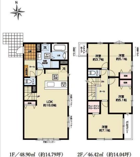 新築戸建て　１号棟