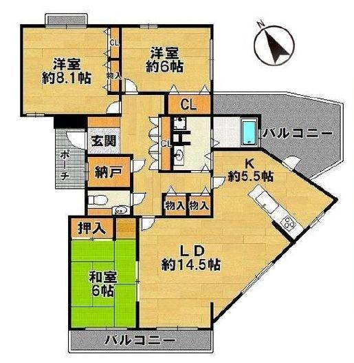 ソリステ神戸藤原台８号棟