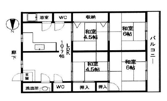 山の街サンクレバＡ棟