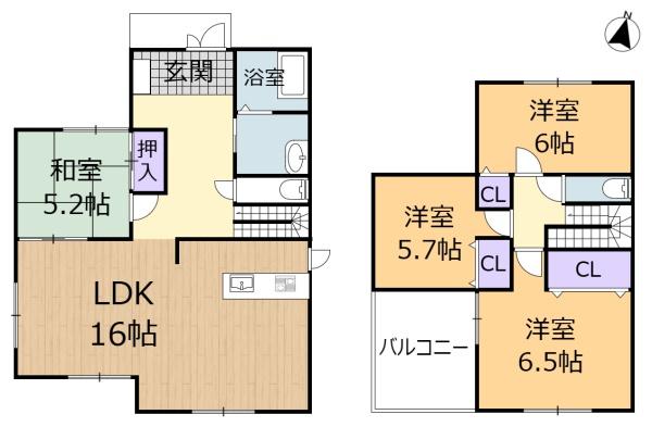 生駒市新生駒台の中古一戸建