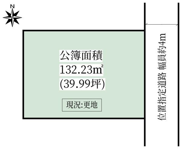 奈良市赤膚町　売土地