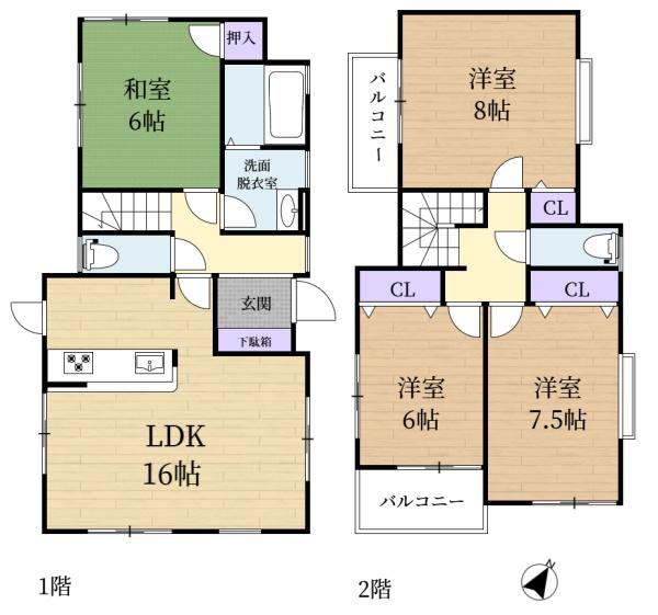 生駒市上町の中古一戸建