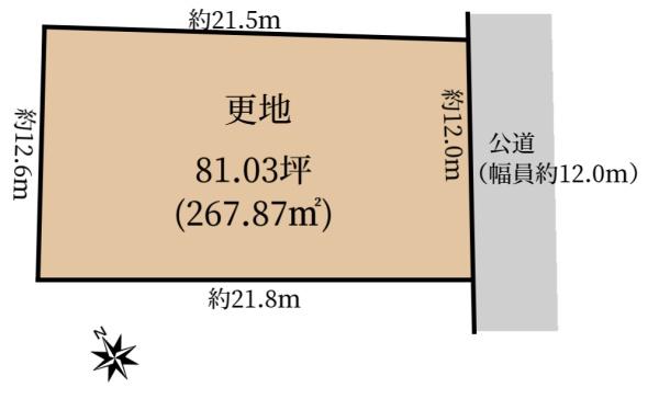 生駒郡平群町緑ケ丘１丁目の売土地