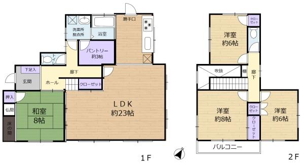 奈良市東登美ヶ丘６丁目の中古一戸建