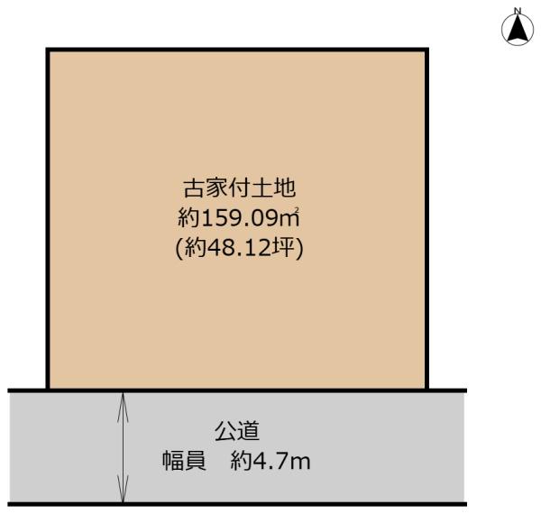 生駒市北新町の土地