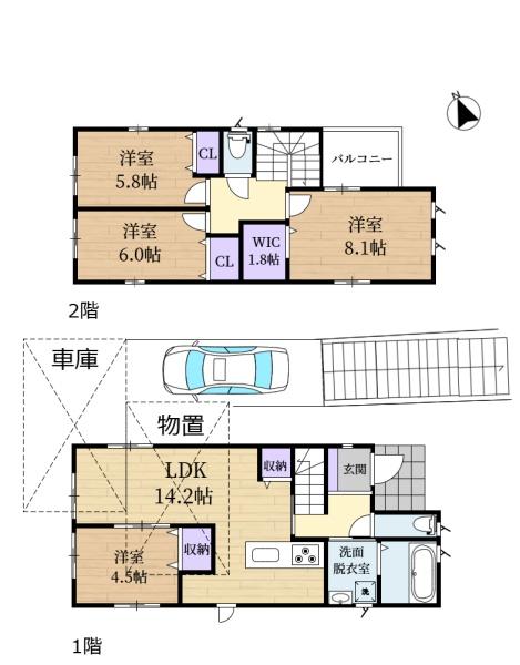 生駒市小平尾町の中古一戸建