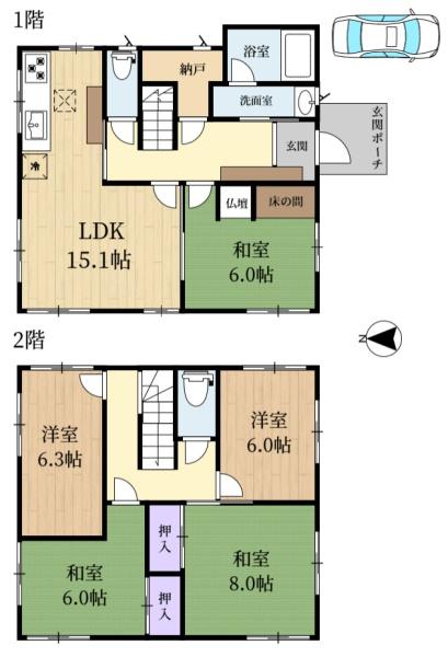 生駒市小明町の中古一戸建