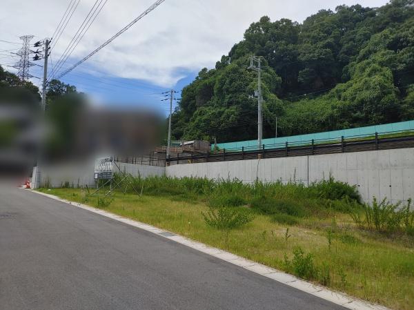 生駒郡三郷町立野北2丁目の土地(前面道路含む現地写真)